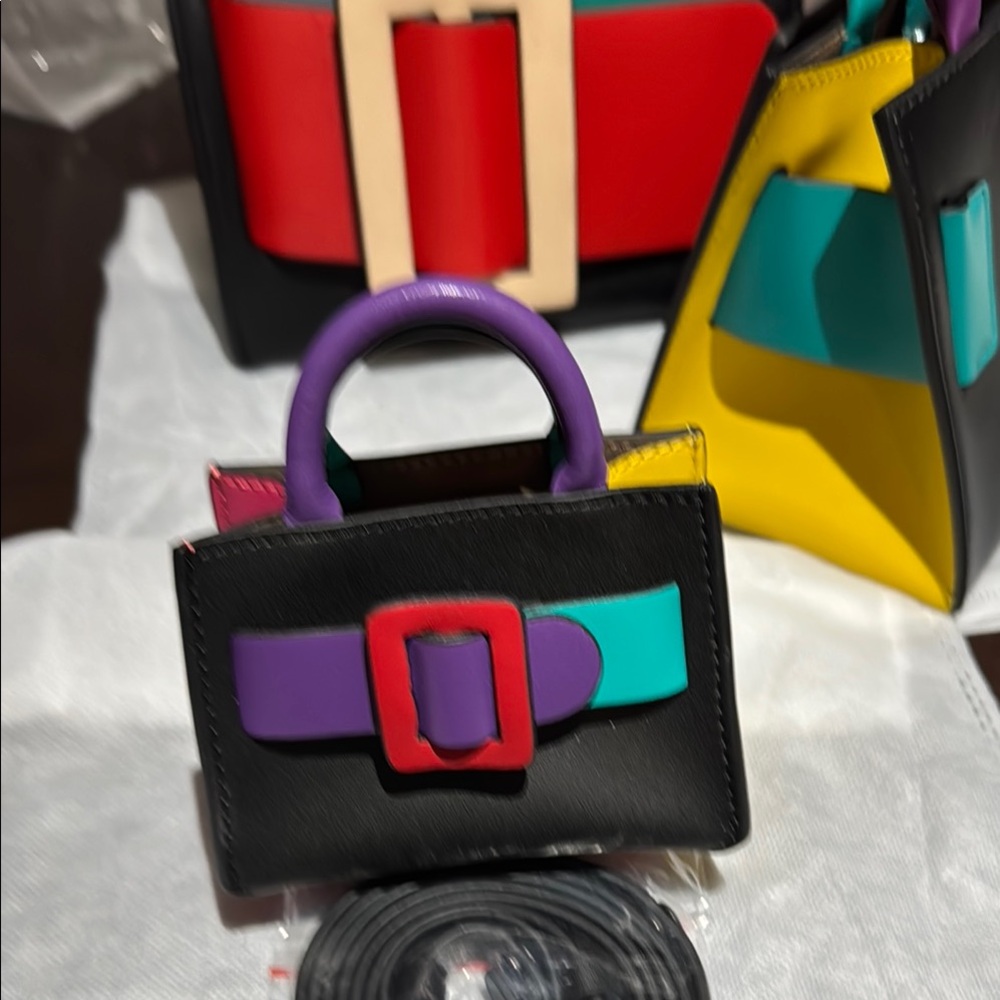 ❤️ “Micro Mini Multicolour Bag with Bold Buckle Design” ❤️